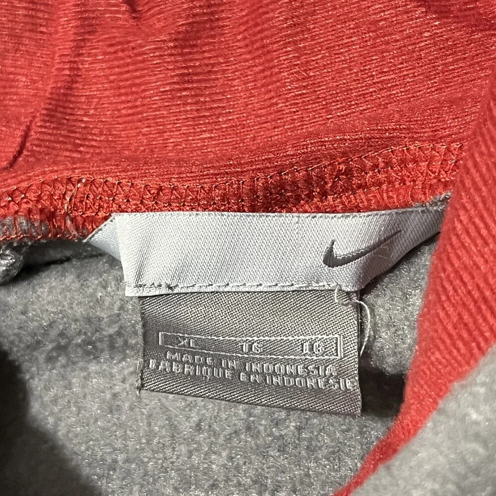 Nike Center Swoosh Hoodie Sweatshirt Velvet Vintage Velour Silver 90s ACG Hiking